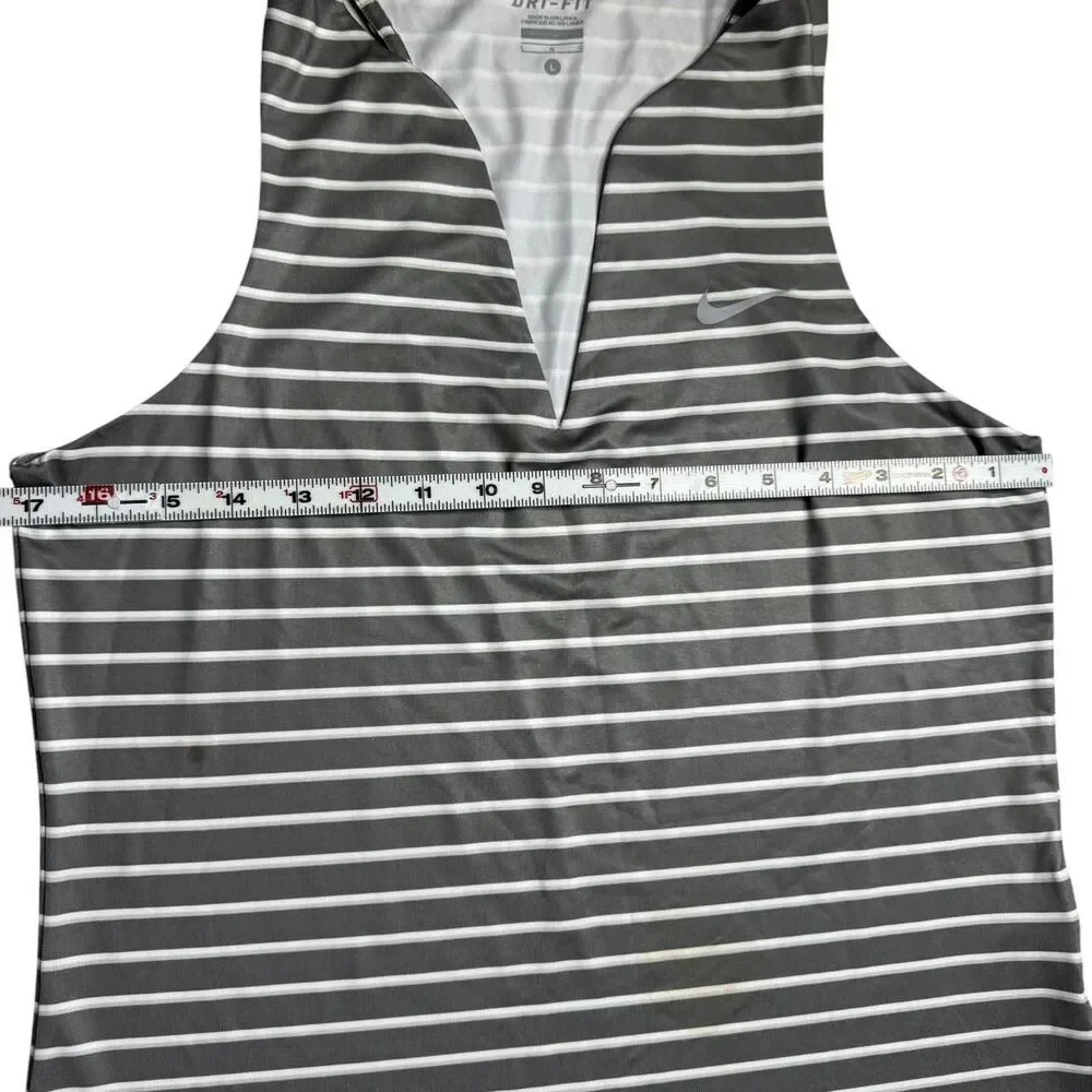 Nike Women's Grey and Black Vest